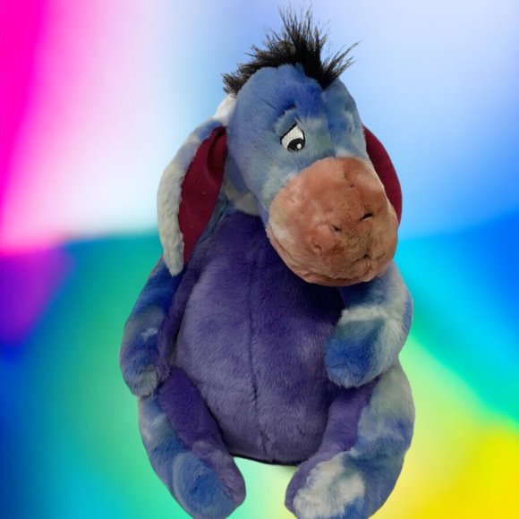 Disney Store Eeyore Winnie The Pooh Tie Dye Plush
